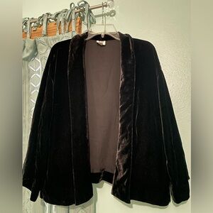 Gap Black Velvet Women's Jacket